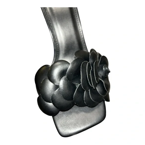 New York & Company Chana Flower Women's Heels size 7 like new - Picture 7 of 8